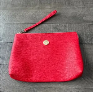 NWOT Shiseido Red‎ Wristlet Pouch thumbnail 1
