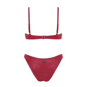 triangl swimwear Sparkling Red Bikini Set thumbnail 5