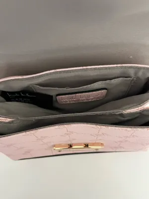 Nicole Miller Pink Mini Crossbody Purse thumbnail 4