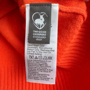 J.Crew 100% Cashmere Shrunken Crewneck Sweater Papaya Orange Pullover Size Small thumbnail 5