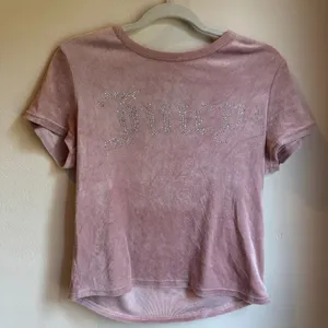 Juicy Couture Velvet Fleece Short Sleeve Shirt Lounge Top thumbnail 1