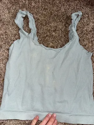 NIKIBIKI Tank Top Ribbed Blue thumbnail 3