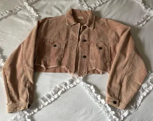 Cropped Jean jacket Pink Size M thumbnail 1