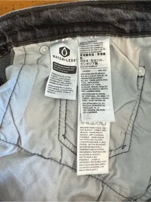 Levi’s Premium 501 Skinny Jeans Gray Black Wash W28 L28 thumbnail 9
