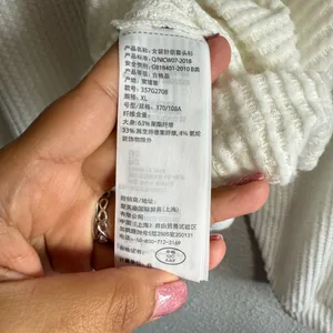 Hollister White Textured Hoodie Size XL – Southern California West Coast Logo thumbnail 5