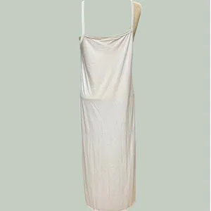 Vanity Fair‎ M/L 38 Slip Dress White Minimalist Bridal Coquette Sleep Loungewear thumbnail 5