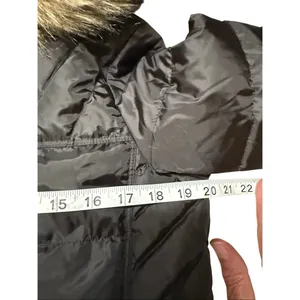 Michael Kors down puffer coat removable Hood / faux fur trim Sz S NWOT thumbnail 5