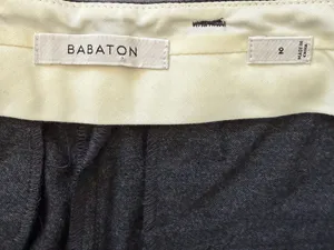 Aritzia Babaton Kendrick Pants Size 2 Gray Wool Blend Classic Trouser NWT thumbnail 7