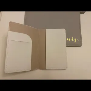 Bridal Honeymoon Passport Holder Clutch Set Mrs thumbnail 3