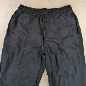 Athleta Cabo Linen Jogger Pants Black Small 658556-01 Drawstring Relaxed Casual thumbnail 6