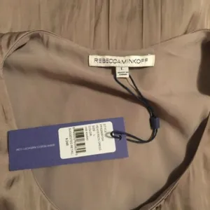 Rebecca Minkoff Dress Large Satin Pleated Belted Sleeveless Above Knee‎ thumbnail 7