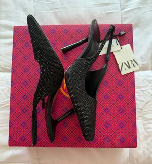 ZARA shoes Heel black Woman thumbnail 1