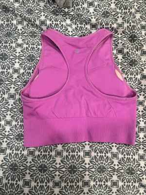 lululemon Purple Cropped Tank Size 6 thumbnail 2