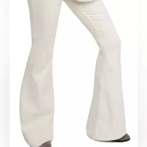 NWT Free People Penny Pull on Flare Jeans ~ White~ size 32 🤍 thumbnail 7