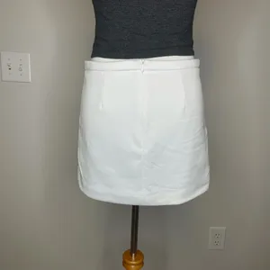 Drew- Cross Front White Skirt thumbnail 2