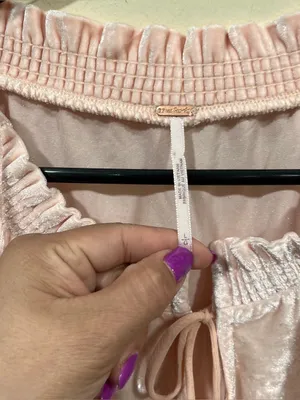 Free People Velvet Women's Pink Ruffled Top large babydoll EUC thumbnail 6