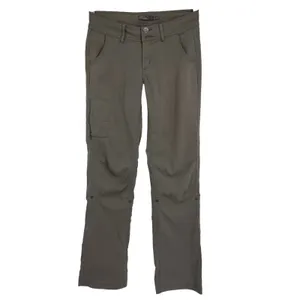 Prana Womens Size 4 Gray Convertible Hiking Pants‎ Roll Up Snap Outdoor Travel thumbnail 3