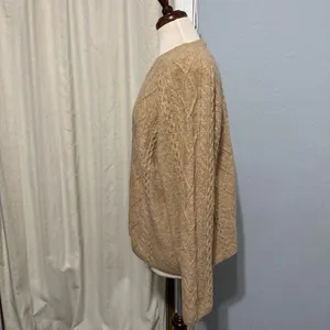 Vince Camuto Women Warm Cozy Pullover Crew Neck Cable‎ Sweater XL Relaxed Fit thumbnail 5