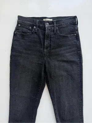 Madewell The Perfect Vintage Jean Dark Gray / Faded Black Size 26 thumbnail 4