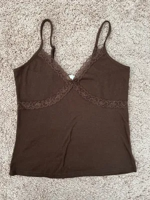 Haspens Tank top Brown Size M thumbnail 1