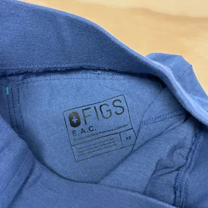 Figs Women’s Scrubs Jogger E.A.C Heathered Denim Big Sky W20SW2009‎ XS thumbnail 8