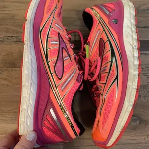 Brooks Transcend Ultimate Ride Sneakers Women 8 Pink Running Shoe 1201501B878 thumbnail 6