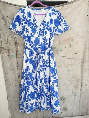 Baltic Born Lydie Button Midi Shirt Dress thumbnail 5