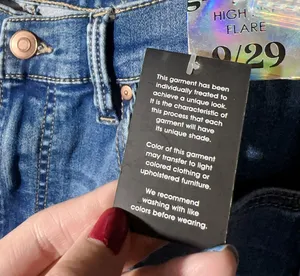 Girl•ish high rise flare 9/29 jeans wide leg new with tag Same day shipping Smoke and pets free thumbnail 2