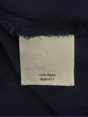 a.n.a Navy Long Sleeve Button-Up Top thumbnail 4