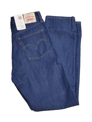 New Levi's Premium 27x30 Circular 501 Women's Jeans First Wash Dark Wash thumbnail 1