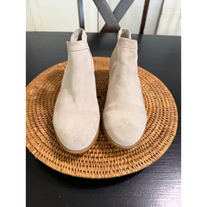 Sorel Lolla Cut Out Suede Ankle Boots Beige Sand NL3570-092 Womens 10 thumbnail 2
