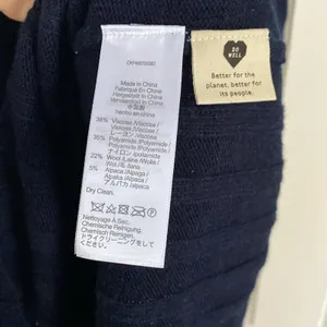 NWT Madewell Navy Ribbed Wool Blend Midi Sweater Dress Size Small thumbnail 7