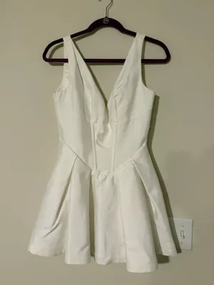 Showpo White Dress Mini thumbnail 2