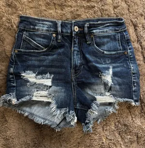 Jean Shorts Dark Wash KanCan USA thumbnail 1