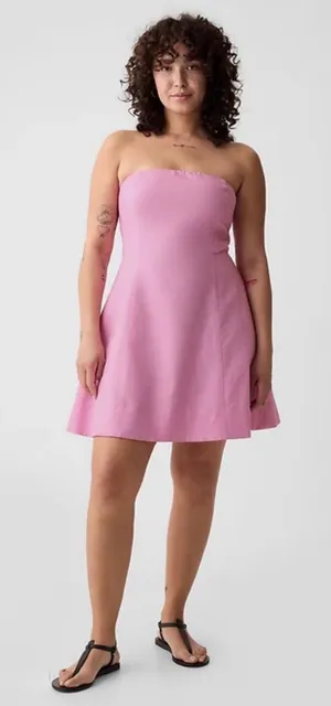 NWT Gap Linen-Cotton Mini Dress thumbnail 1