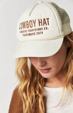 Free people Cowboy Baseball Hat thumbnail 1