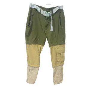 Outdoor Voices RecTrek Zip-Off Convertible Pants Green Tan Tri-Color Size Small thumbnail 2