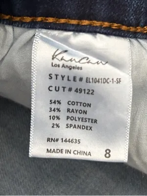KanCan Size 8/29 Dark Indigo Blue Bootcut Jeans thumbnail 4