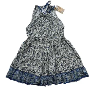 NWT Varga Paisley Women’s Mini Dress M Beach Boho Vacation Resortwear Coastal thumbnail 1