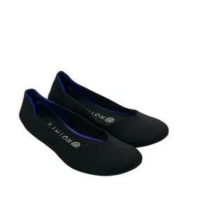 Rothy’s The Flat Womens 7.5 Black Round Toe Slip On Shoes thumbnail 2