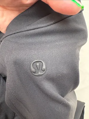Lululemon womens large tapered leg mid rise 7/8 pant black athletic crop casual thumbnail 10