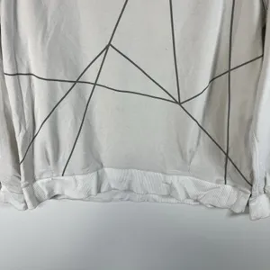 Lululemon Love Pullover Reflective Sweatshirt Top Size 10‎ white Preppy Running thumbnail 3