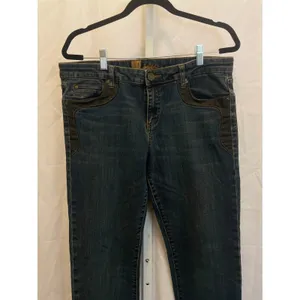 Ariat Real Straight Icon Jeans - Womens Size 31R - Blue thumbnail 10