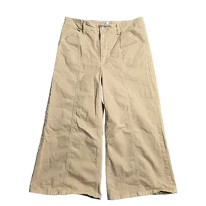 Anthropologie Maeve Delaney‎ Crop Seamed High-Rise Wide-Leg Jeans Size: 32 thumbnail 2