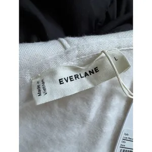 NWT Everlane Luxe Fleece Oversized Full Zip Hoodie Sweatshirt Bone Womens Large thumbnail 9