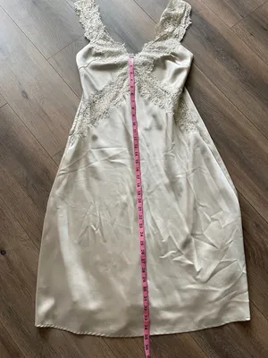 Hansen and Gretel Lucille Slip Dress In Champagne- size Large thumbnail 7