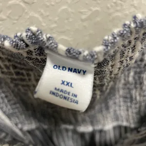 Old Navy Blue Stripe Linen Pantsuit Womens NWT thumbnail 3