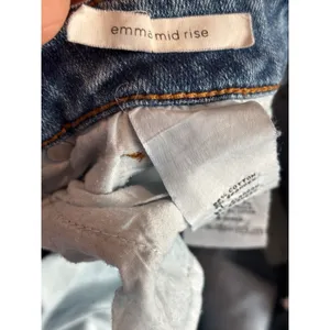 Sts Blue Emma Mid Rise Distressed Slim Straight Jeans Light Wash Size 28 thumbnail 4