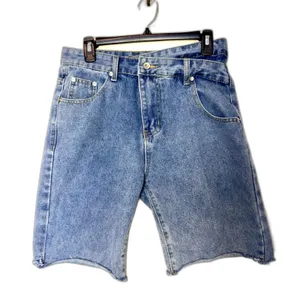 Y2K 90s High Waist Asymmetrical Denim Shorts Womens S Blue Mom Jean Summer thumbnail 2