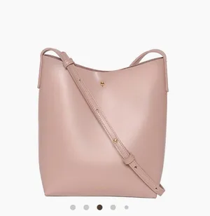 Samara Anthropologie Pink Vegan Leather Bag thumbnail 1